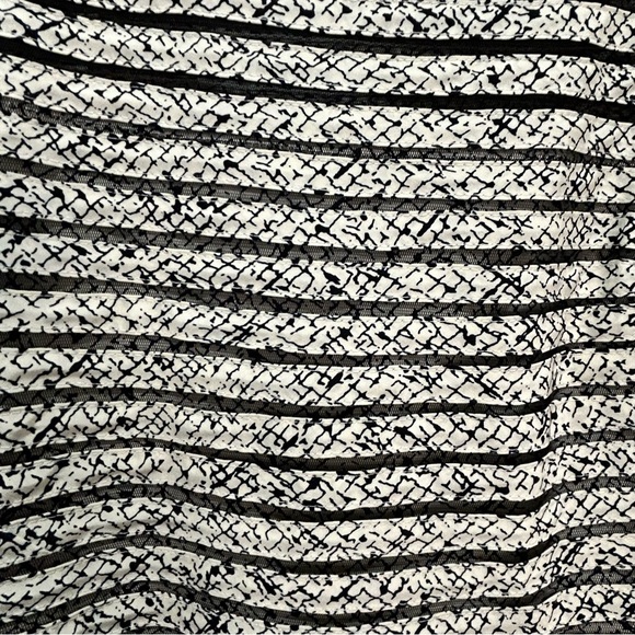 PARKER Black and White Sleeveless Flare Dress in Women’s Size Small - Picture 3 of 9